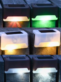 Solar Step Lights Outdoor Fence Lights